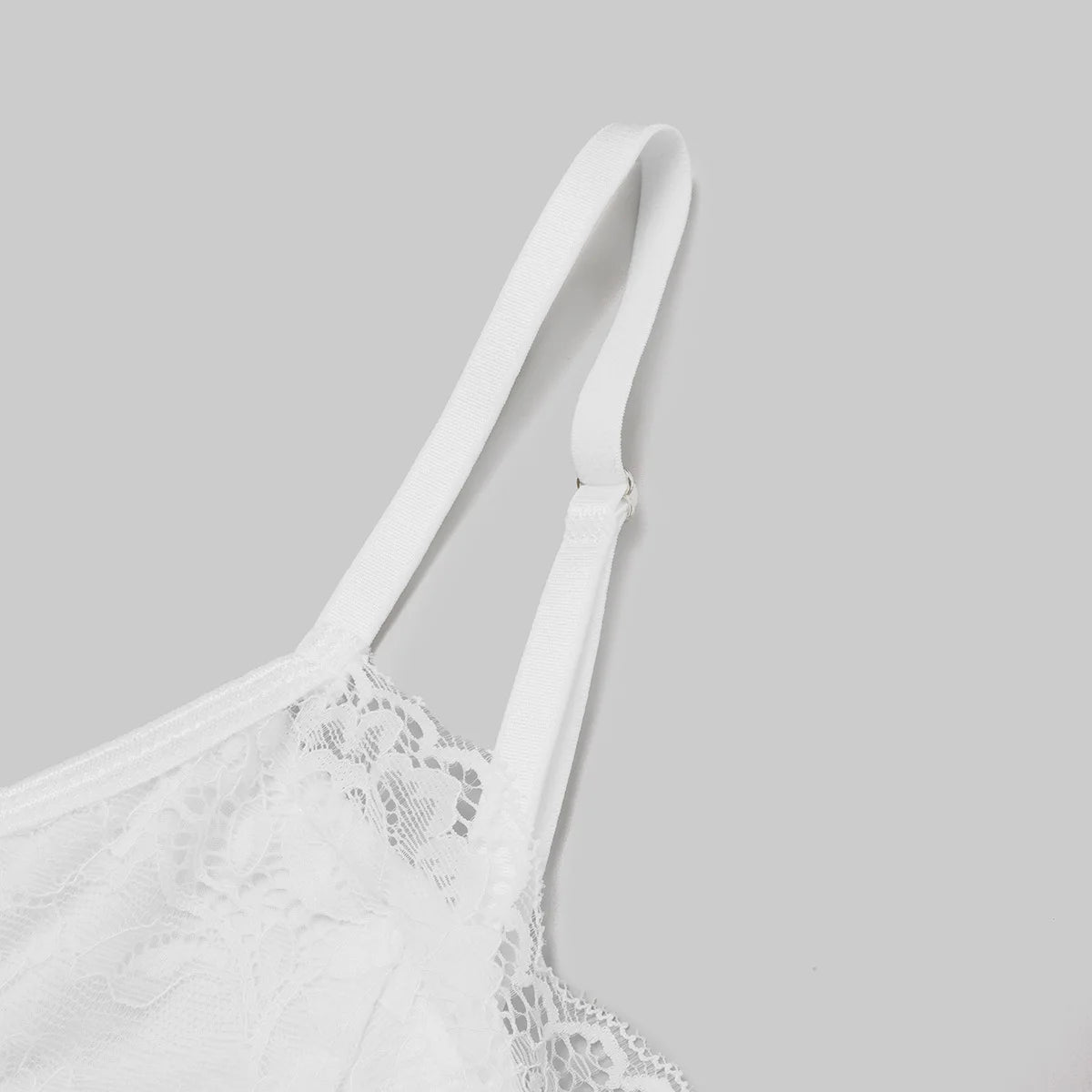 Sexy Lace Embroidered V-Neck Corset Crop