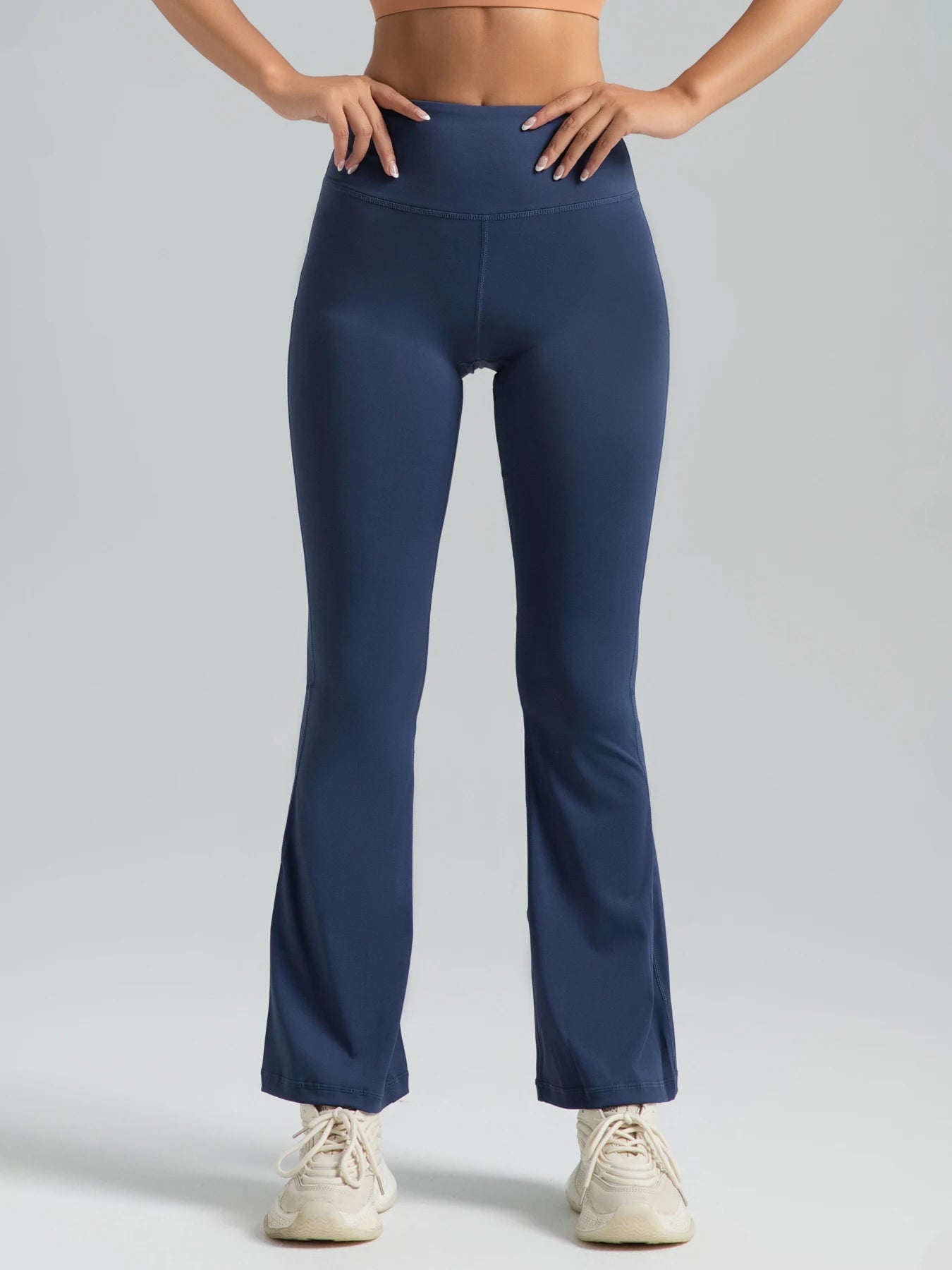 High Waisted Flared Leggings for Workout or Casual Wear