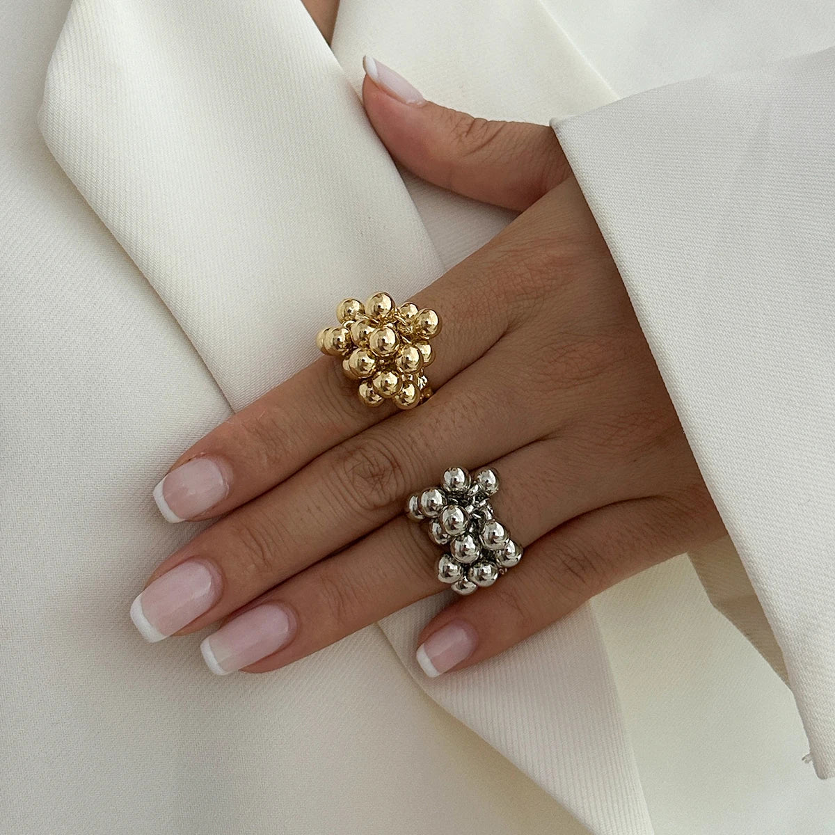 Cute Open Ball Ring for Everyday Style
