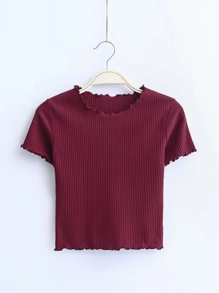 Retro Slim Fit Tee – Short Sleeve Vintage T-Shirt