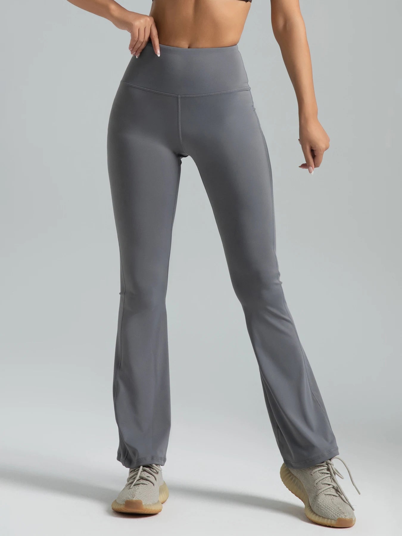 High Waisted Flared Leggings for Workout or Casual Wear