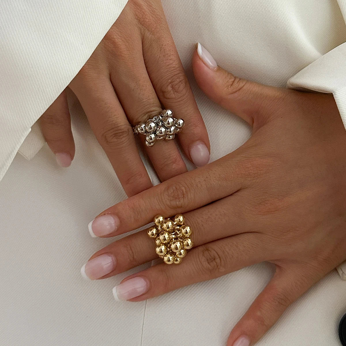 Cute Open Ball Ring for Everyday Style