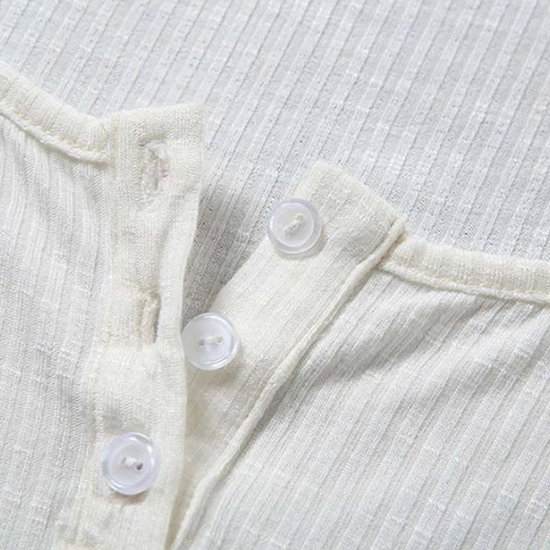 Sheer Button-Up Crop Top – Short Sleeve Transparent Top