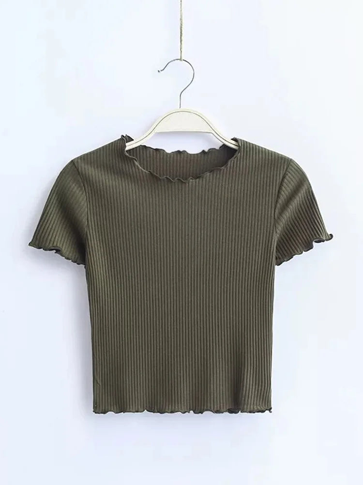 Retro Slim Fit Tee – Short Sleeve Vintage T-Shirt