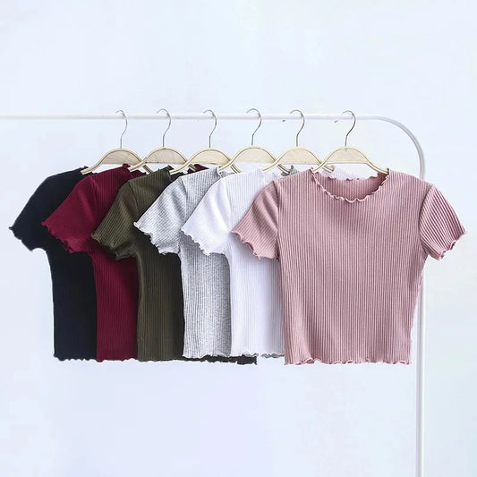 Retro Slim Fit Tee – Short Sleeve Vintage T-Shirt