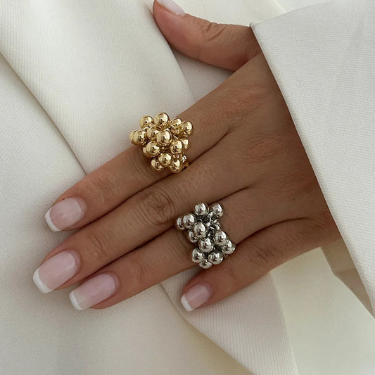 Cute Open Ball Ring for Everyday Style