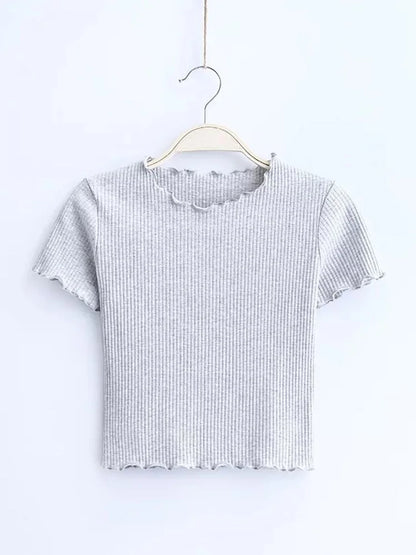 Retro Slim Fit Tee – Short Sleeve Vintage T-Shirt