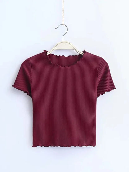 Retro Slim Fit Tee – Short Sleeve Vintage T-Shirt