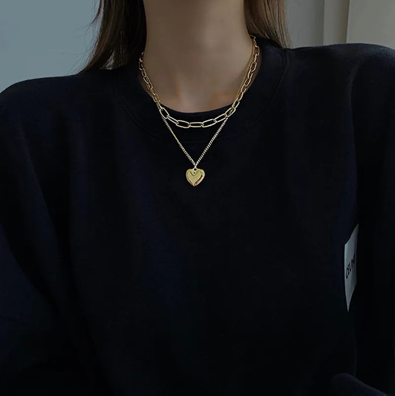Heart Pendant Necklace - Timeless Elegance main image 1
