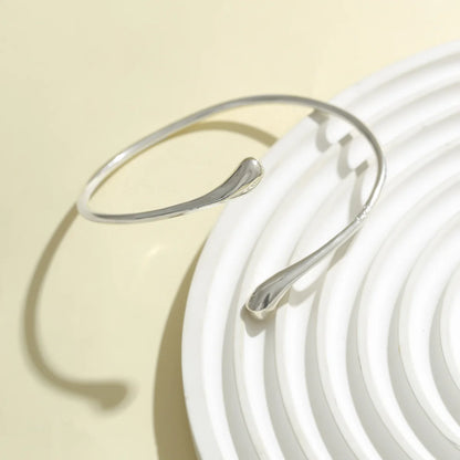 Vintage Water Drop Upper Arm Cuff – Adjustable Geometric Bangle