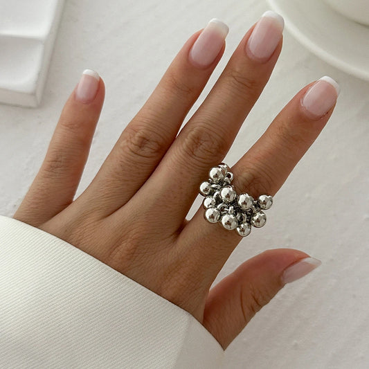 Cute Open Ball Ring for Everyday Style