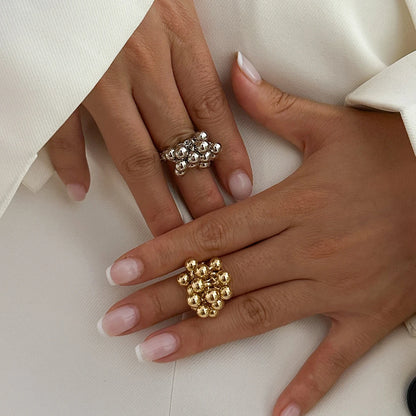 Cute Open Ball Ring for Everyday Style