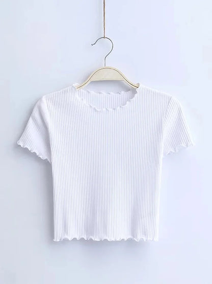 Retro Slim Fit Tee – Short Sleeve Vintage T-Shirt