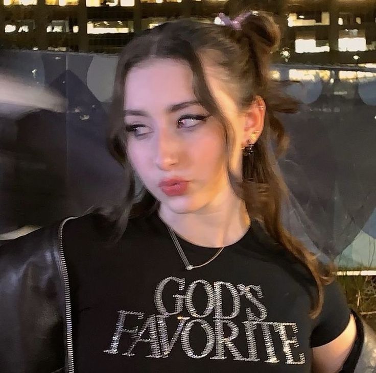 God's Favorite” Rhinestone Baby Tee – Y2K Slim Fit Crop Top